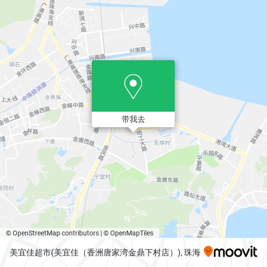 美宜佳超市(美宜佳（香洲唐家湾金鼎下村店）)地图
