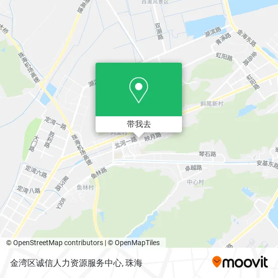 金湾区诚信人力资源服务中心地图