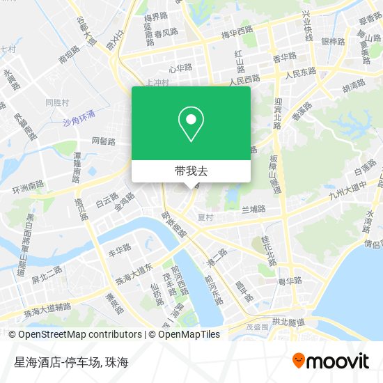 星海酒店-停车场地图