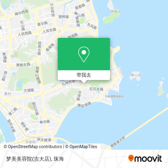 梦美美容院(吉大店)地图