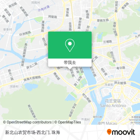 新北山农贸市场-西北门地图