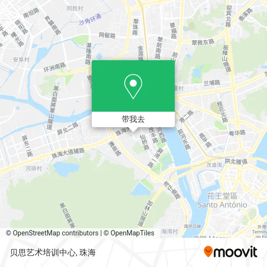 贝思艺术培训中心地图