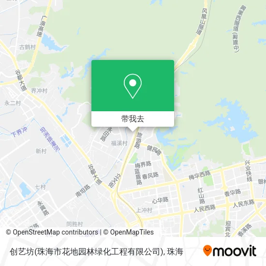 创艺坊(珠海市花地园林绿化工程有限公司)地图