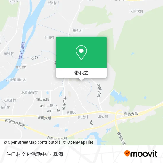 斗门村文化活动中心地图