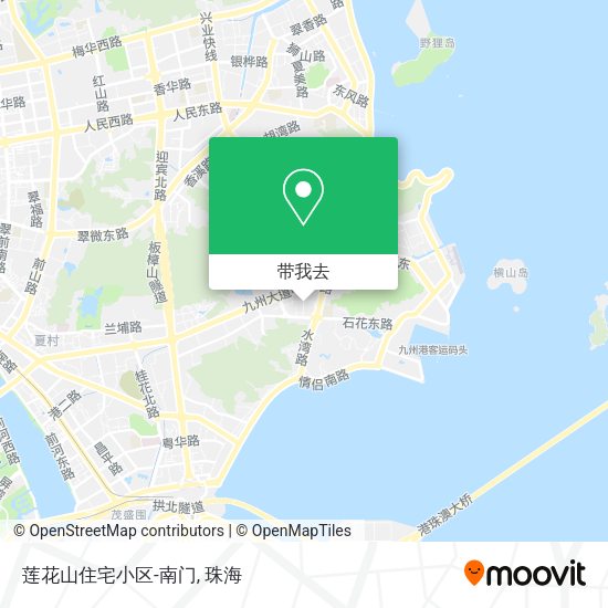 莲花山住宅小区-南门地图