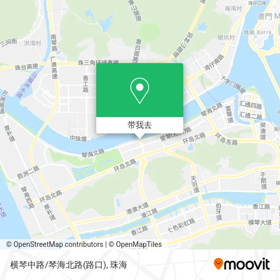 横琴中路/琴海北路(路口)地图
