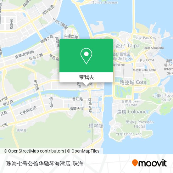 珠海七号公馆华融琴海湾店地图