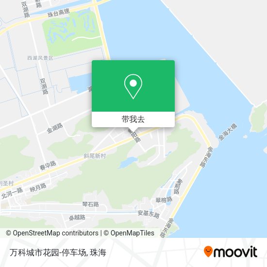 万科城市花园-停车场地图