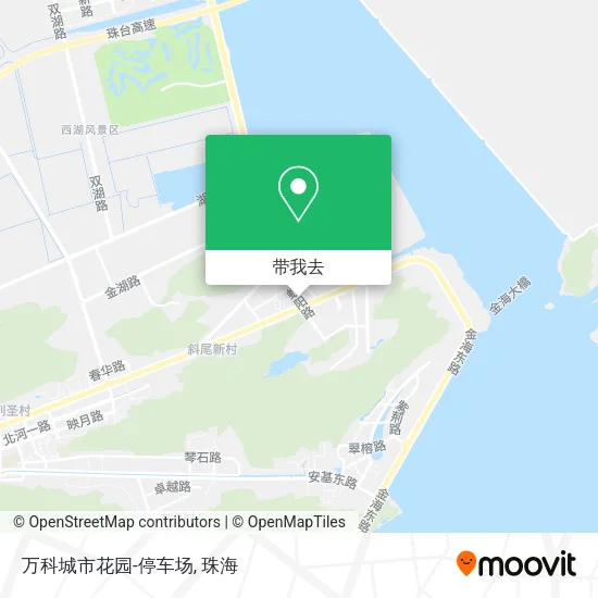 万科城市花园-停车场地图