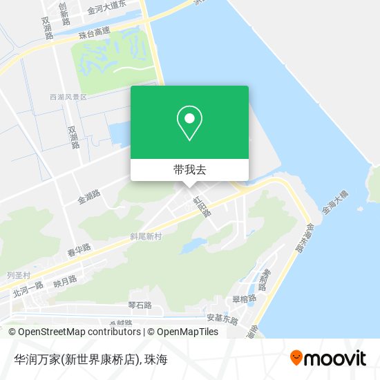 华润万家(新世界康桥店)地图