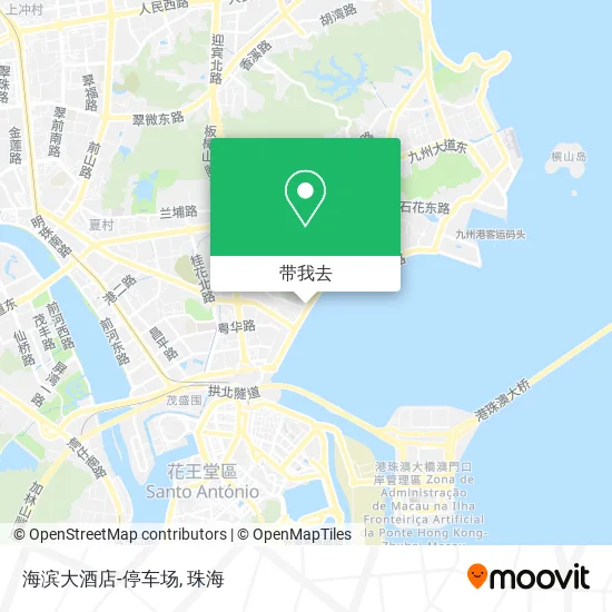 海滨大酒店-停车场地图