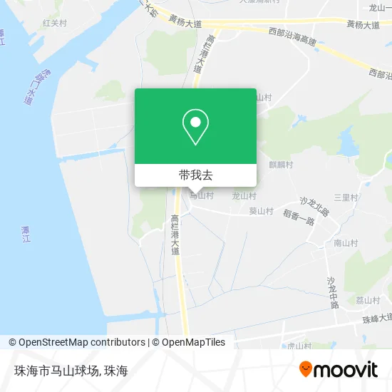 珠海市马山球场地图