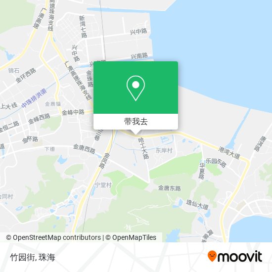 竹园街地图