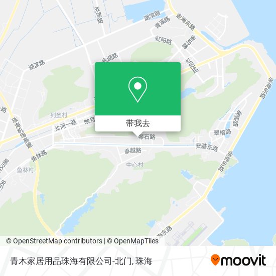 青木家居用品珠海有限公司-北门地图