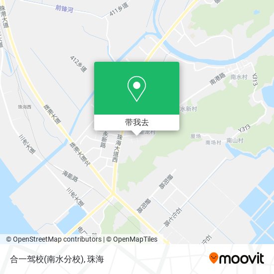 合一驾校(南水分校)地图