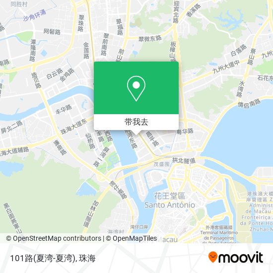 101路(夏湾-夏湾)地图