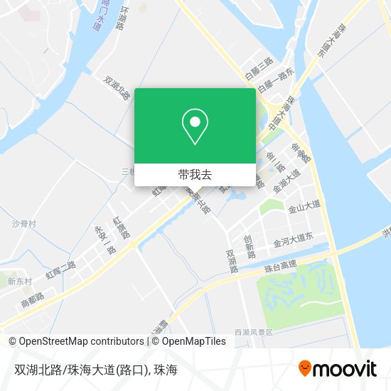 双湖北路/珠海大道(路口)地图