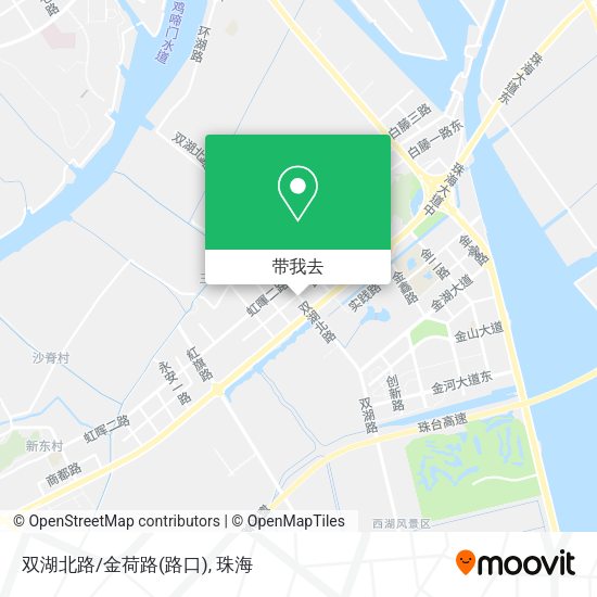 双湖北路/金荷路(路口)地图