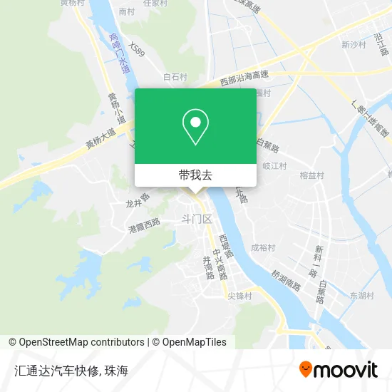 汇通达汽车快修地图