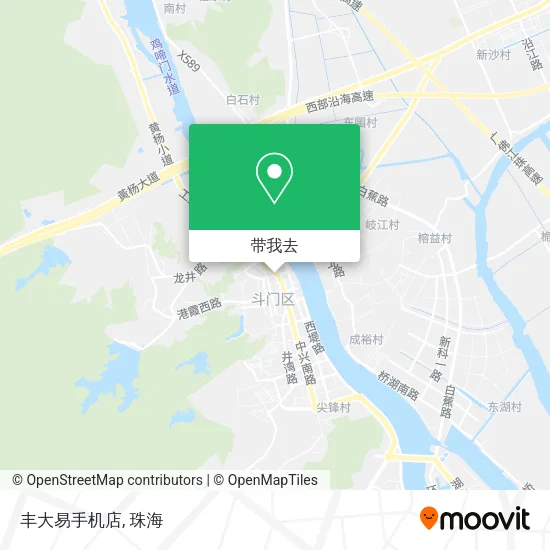 丰大易手机店地图