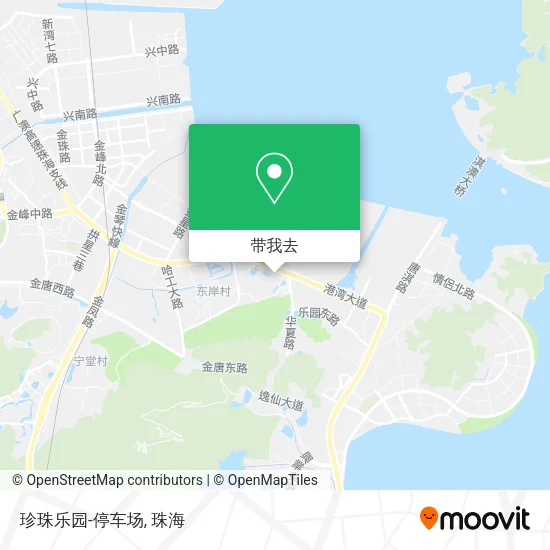 珍珠乐园-停车场地图