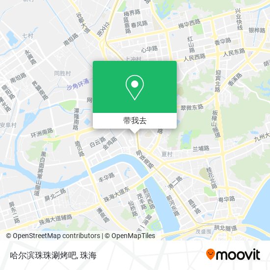 哈尔滨珠珠涮烤吧地图