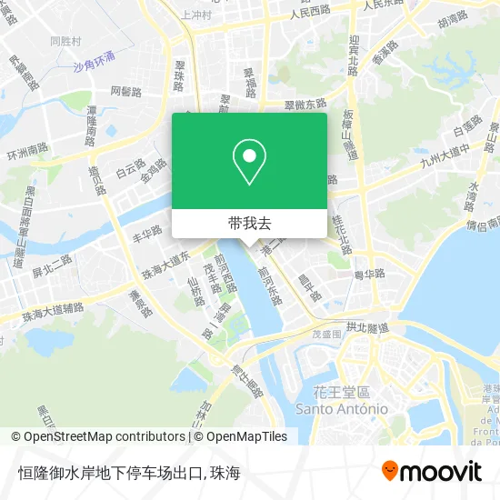 恒隆御水岸地下停车场出口地图