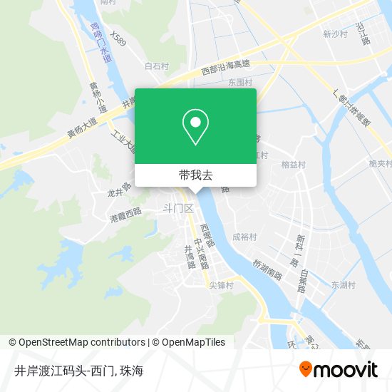 井岸渡江码头-西门地图