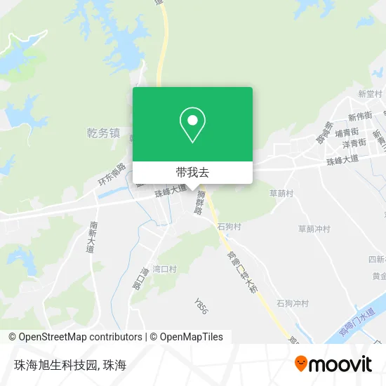 珠海旭生科技园地图