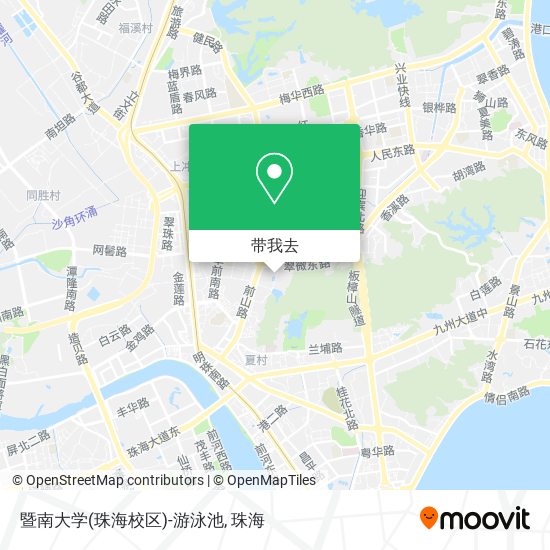 暨南大学(珠海校区)-游泳池地图