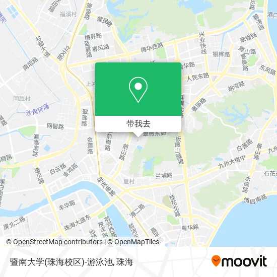 暨南大学(珠海校区)-游泳池地图