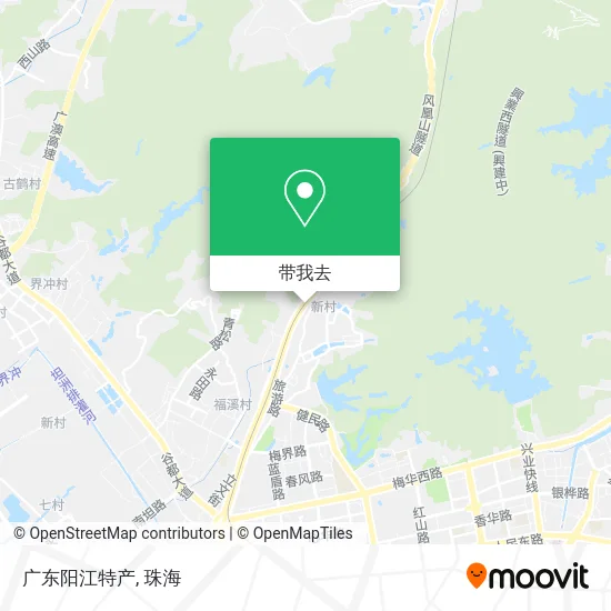 广东阳江特产地图