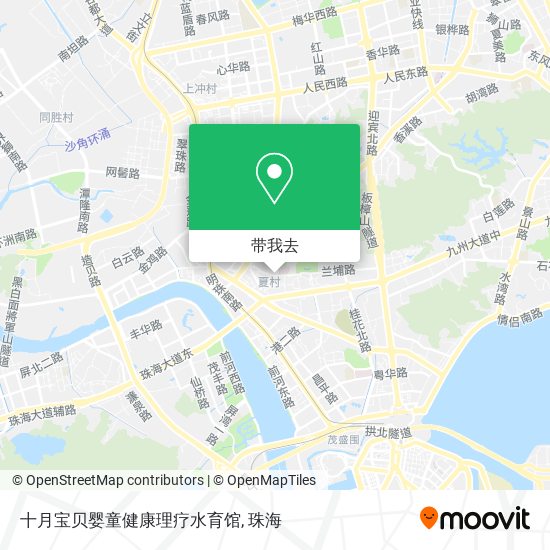 十月宝贝婴童健康理疗水育馆地图