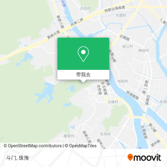 斗门地图