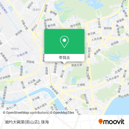 湘约大碗菜(前山店)地图