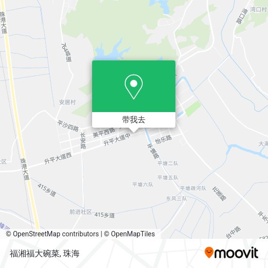 福湘福大碗菜地图