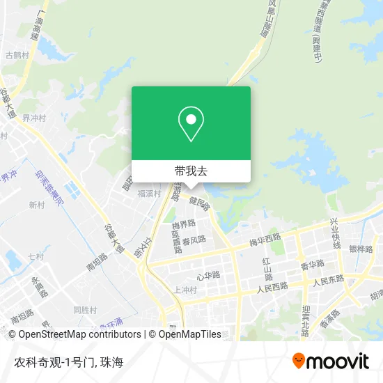 农科奇观-1号门地图