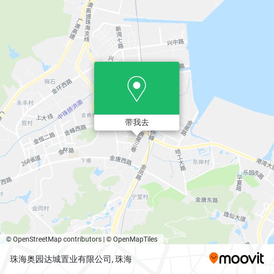 珠海奥园达城置业有限公司地图