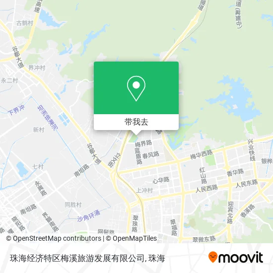 珠海经济特区梅溪旅游发展有限公司地图