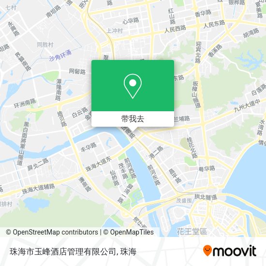 珠海市玉峰酒店管理有限公司地图
