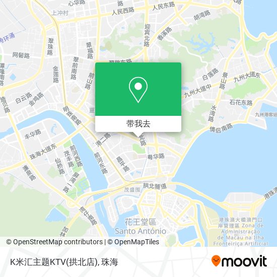 K米汇主题KTV(拱北店)地图