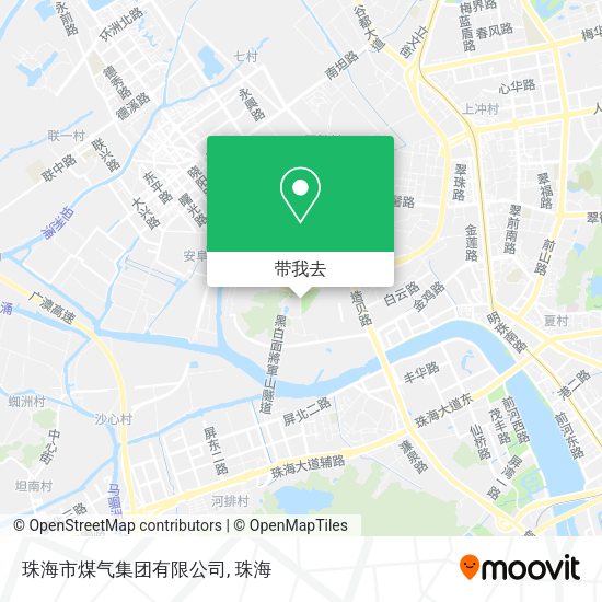 珠海市煤气集团有限公司地图