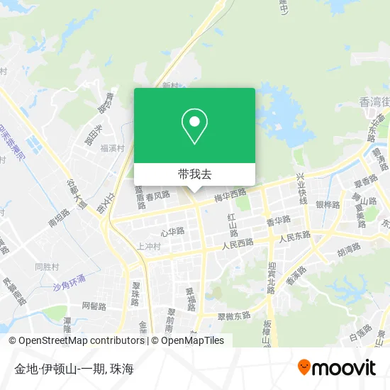 金地·伊顿山-一期地图