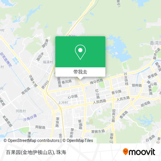 百果园(金地伊顿山店)地图