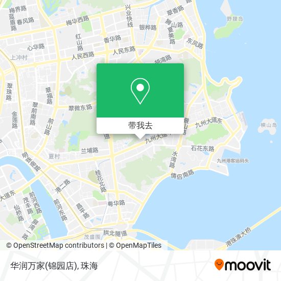 华润万家(锦园店)地图