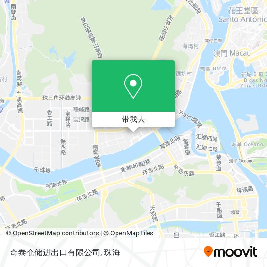 奇泰仓储进出口有限公司地图