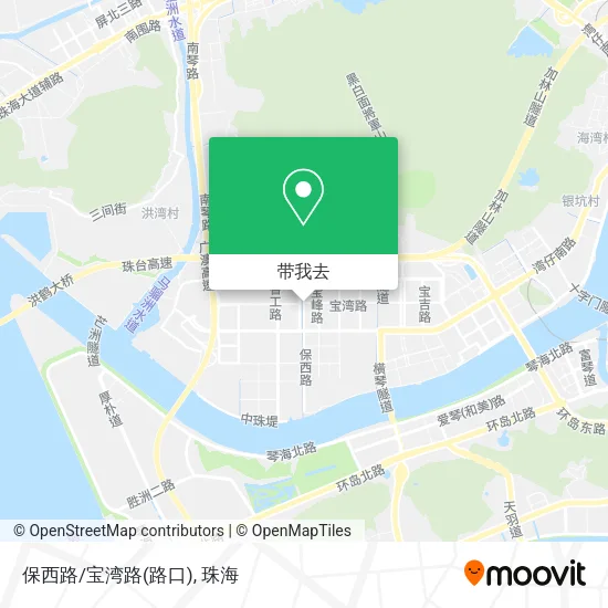 保西路/宝湾路(路口)地图