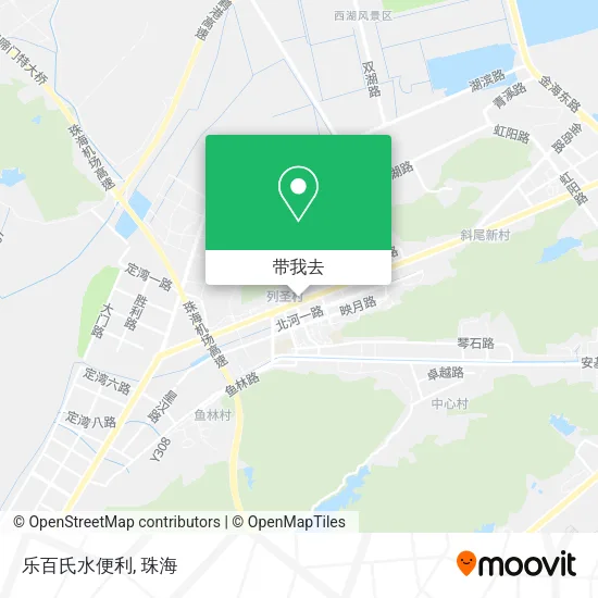 乐百氏水便利地图