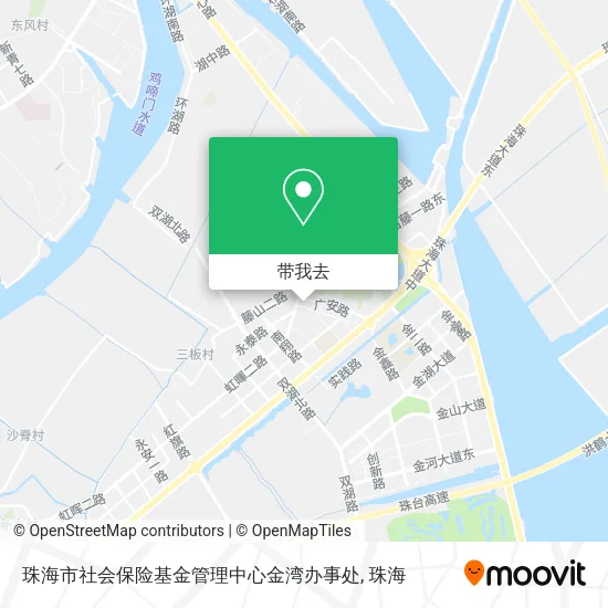 珠海市社会保险基金管理中心金湾办事处地图