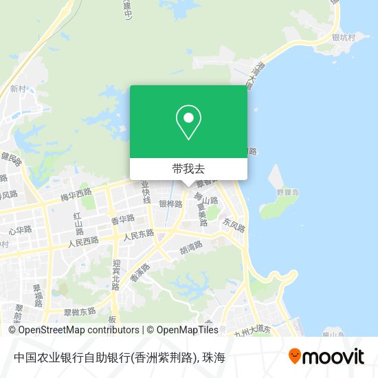 中国农业银行自助银行(香洲紫荆路)地图